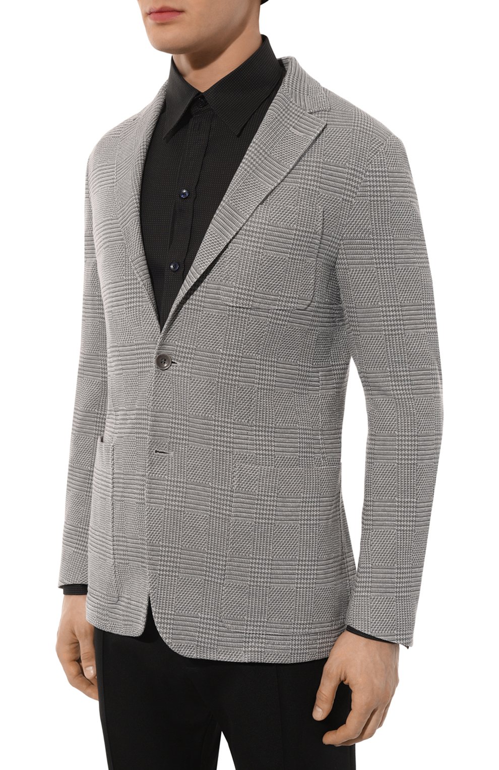 Хлопковый пиджак CANALI, арт. J0147/JJ01972, фото 4