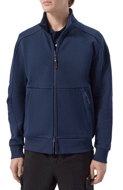 Хлопковая толстовка Parajumpers 26SM-PM FLR H02 Синий  26SM-PM FLR H02 Фото 3