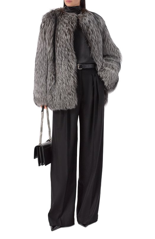 Шуба из лисы Русский мех 13 AI Серый  13 AI Фото 2