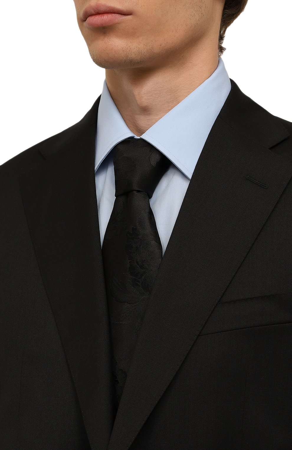 Шелковый галстук DOLCE & GABBANA, арт. GT147E/G0JRD, фото 2