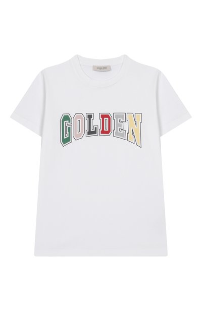 Хлопковая футболка GOLDEN GOOSE DELUXE BRAND, арт. GKP01403.P001960