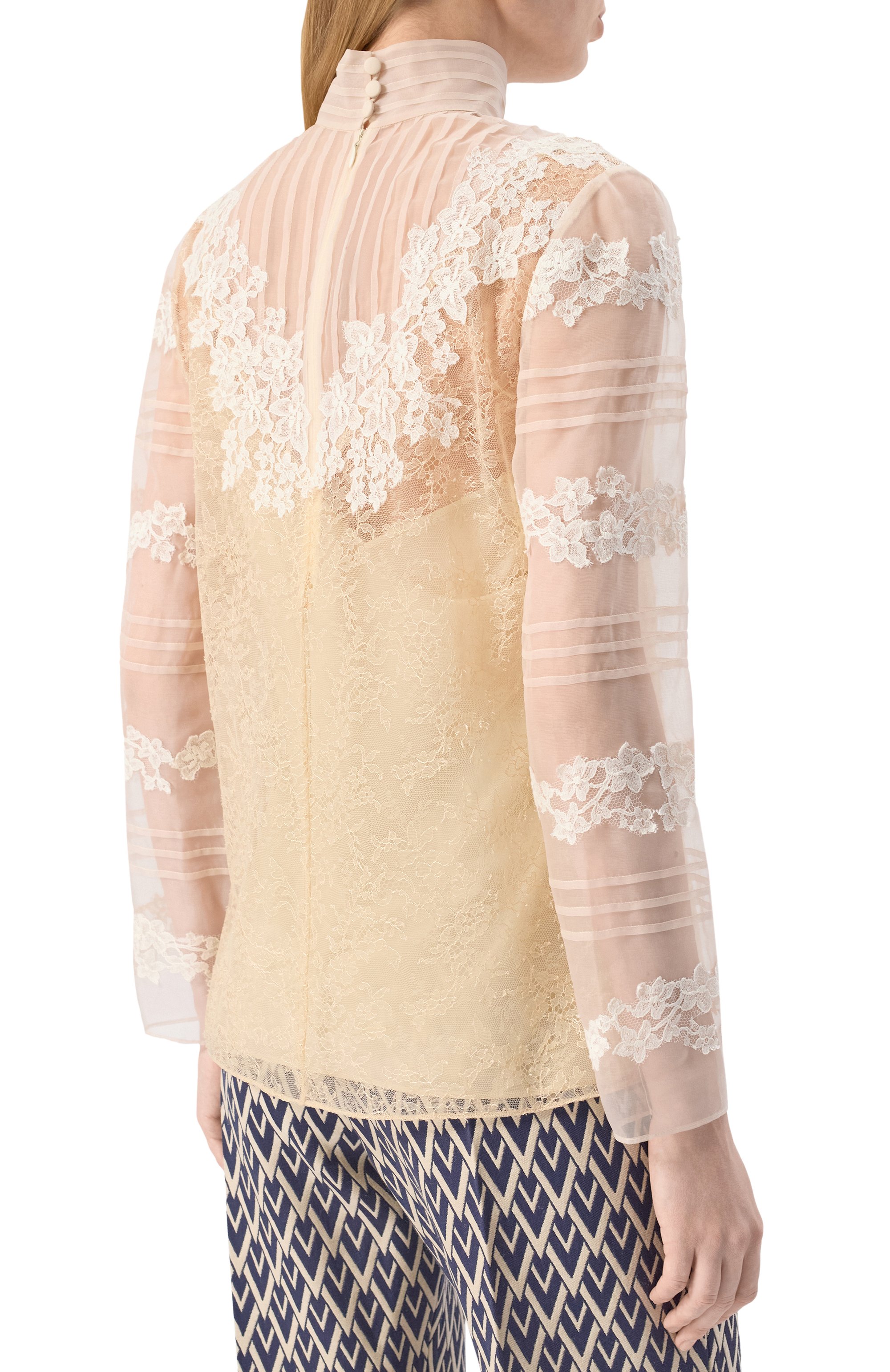 Шелковый топ VALENTINO, арт. 6B3AEAF0928, фото 4