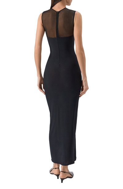 Платье из вискозы ALAIA, арт. AA9R2654K061A, фото 4