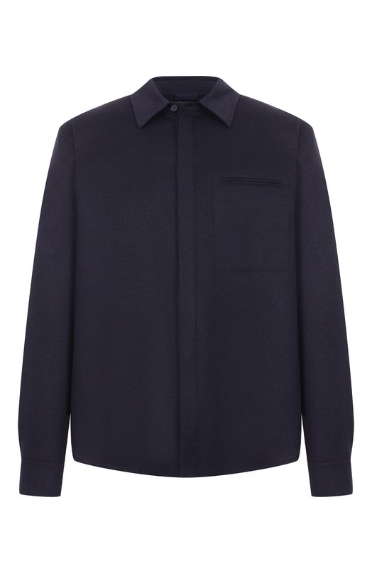 Рубашка из кашемира и шерсти норки MVST M25.1MM.B001/F067 Синий M25.1MM.B001/F067