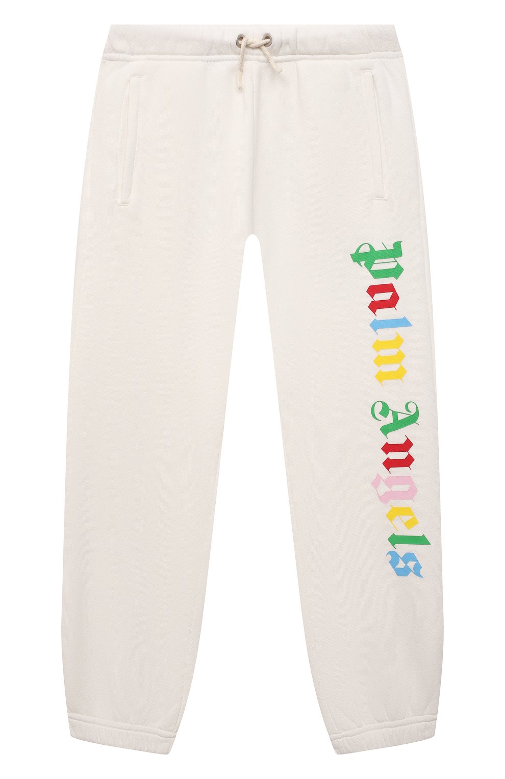 Хлопковые джоггеры PALM ANGELS, арт. PGCH001F21FLE001/WHITE MULT, фото 1