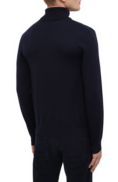 Шерстяная водолазка BOGNER темно-синего цвета по цене 25350 руб., арт. 88812445, фото 4 Шерстяная водолазка BOGNER, арт. 88812445, фото 4