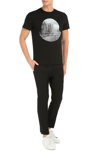 Слаксы из эластичного хлопка MONCLER, арт. B2-091-11013-40-57583, фото 2