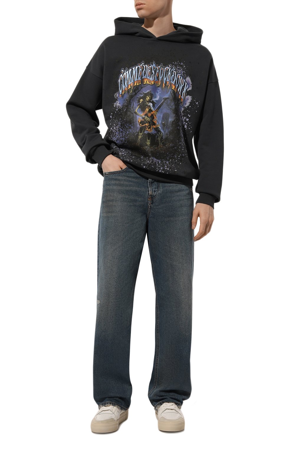 Хлопковое худи COMME DES FUCKDOWN, арт. CFABM01339, фото 2