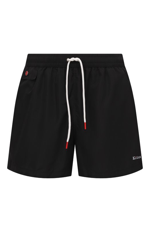 Плавки-шорты Kiton UC0M011K0741H18 Чёрный UC0M011K0741H18