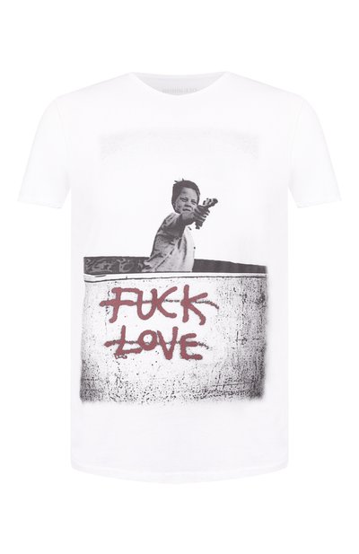 Хлопковая футболка BISIBIGLIO, арт. LU FUCK L0VE, фото 1