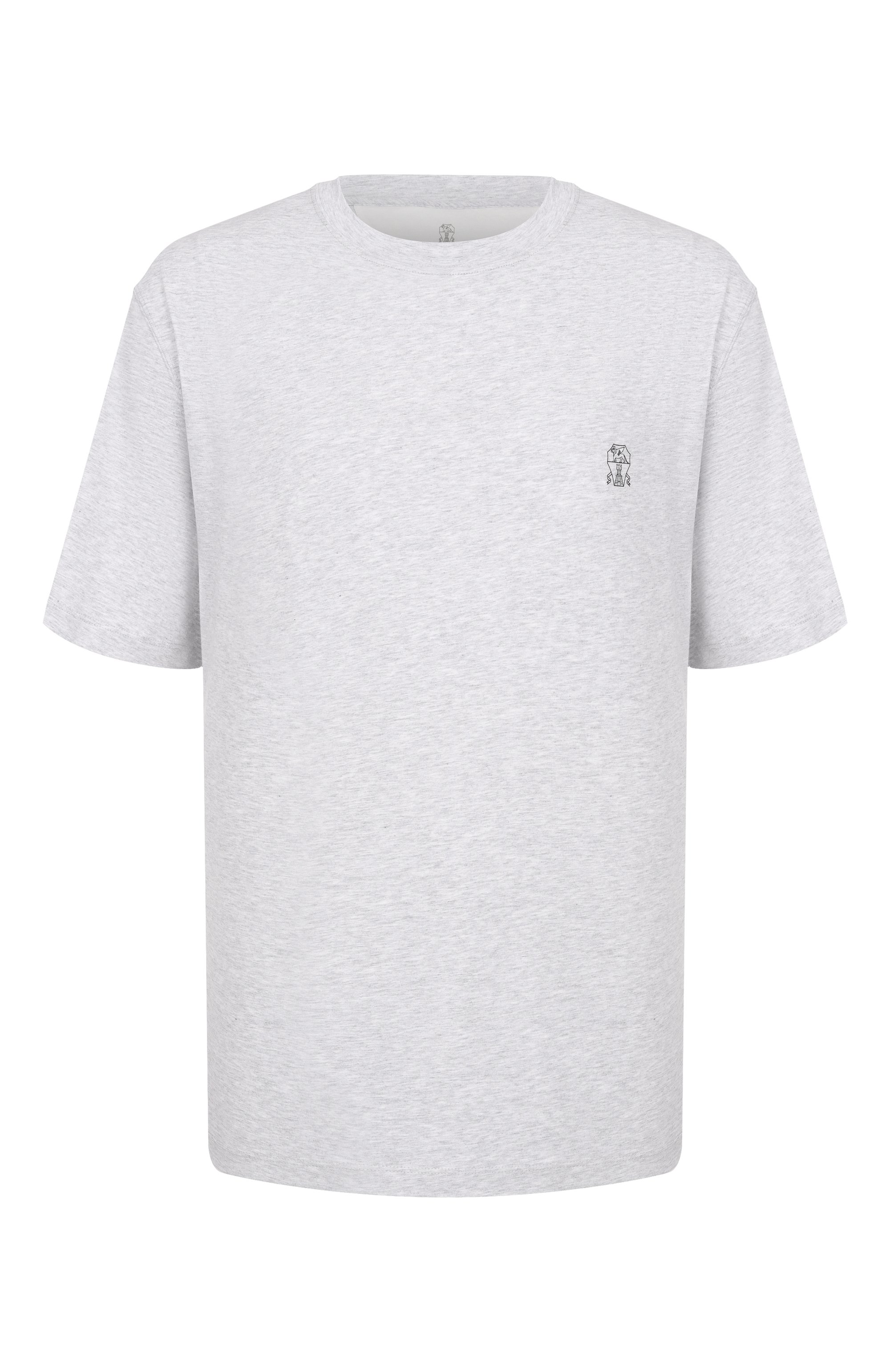 Хлопковая футболка BRUNELLO CUCINELLI, арт. M0B138440, фото 1