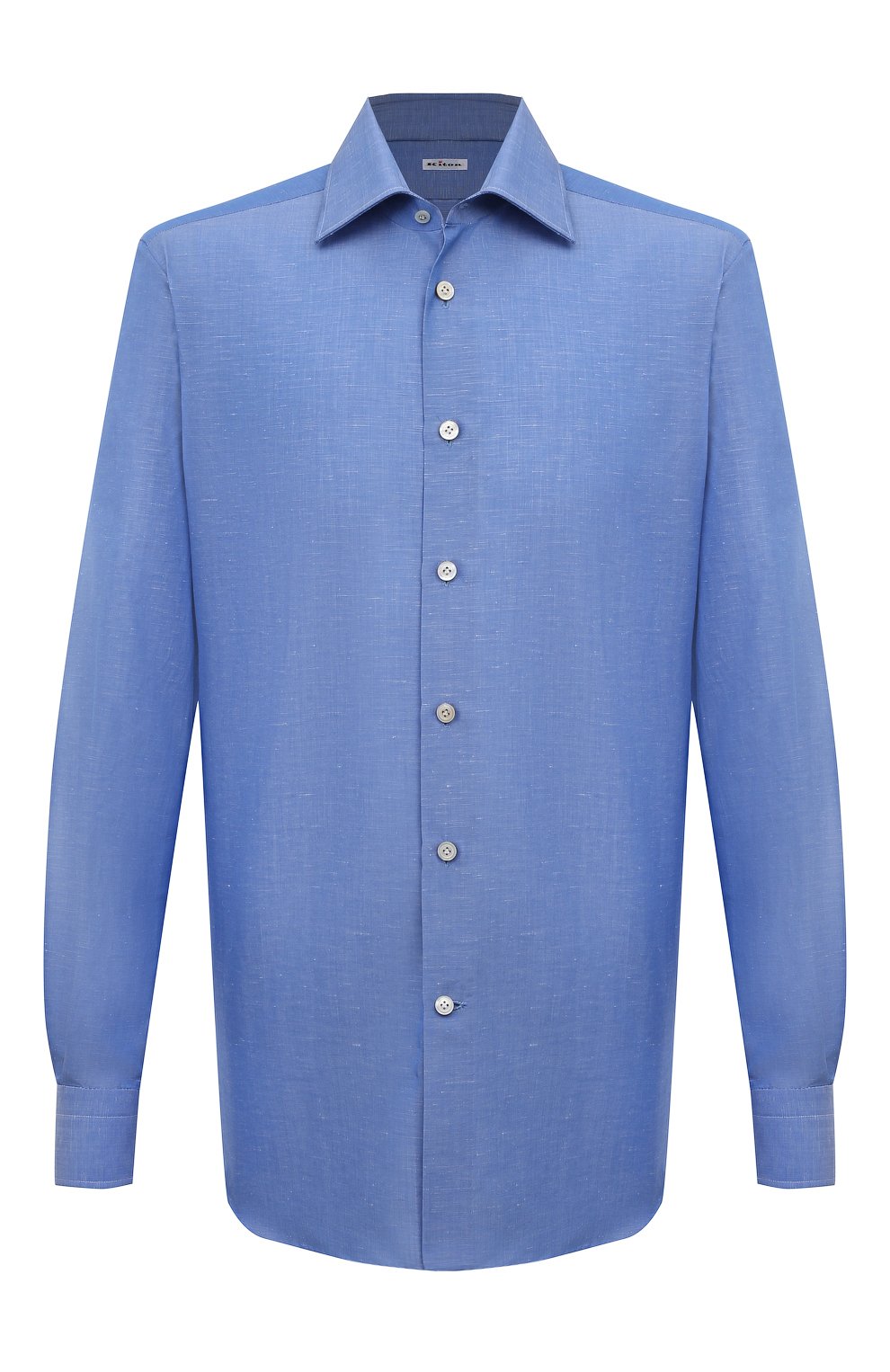 Сорочка из хлопка и льна KITON, арт. UCIH06609, фото 1