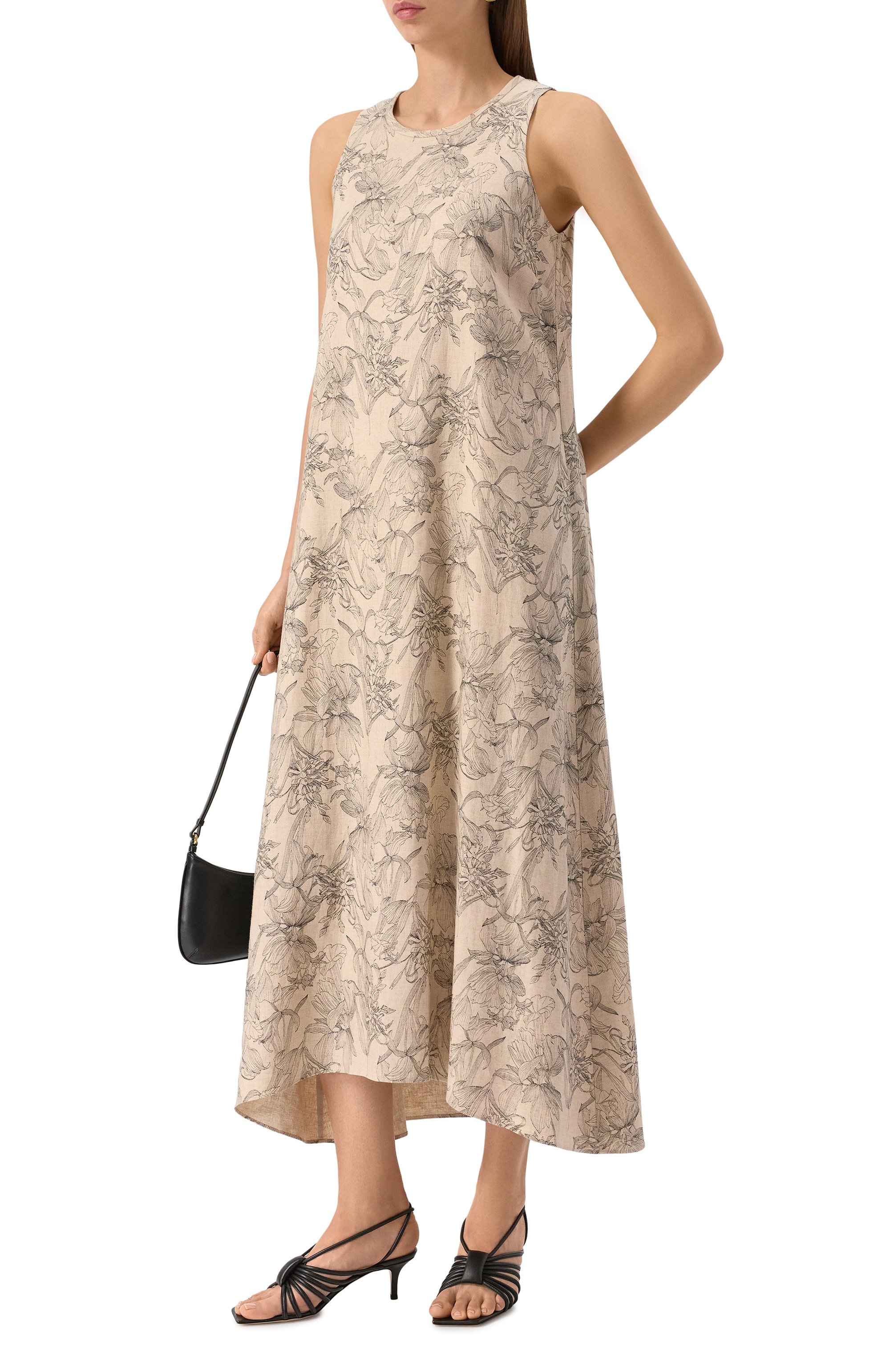 Платье из вискозы и льна WINDSOR, арт. 52 DE547H 10019671/30046646, фото 2