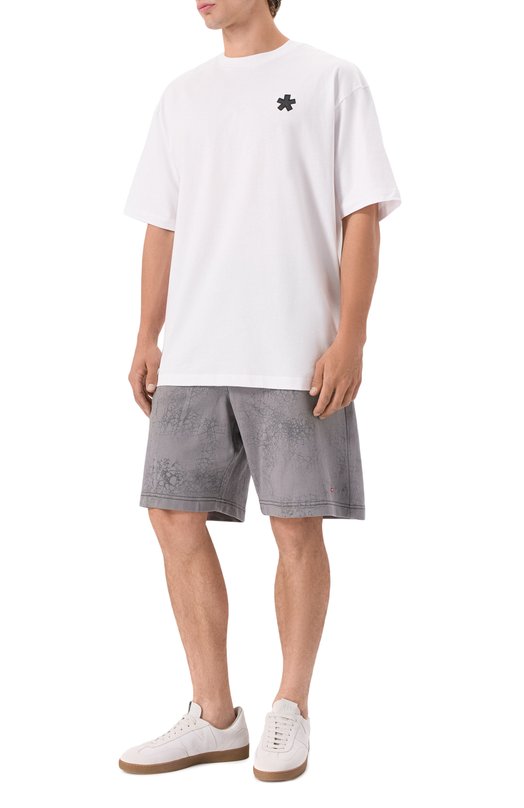 Хлопковая футболка Comme des Fuckdown CFABM01853 Белый  CFABM01853 Фото 2