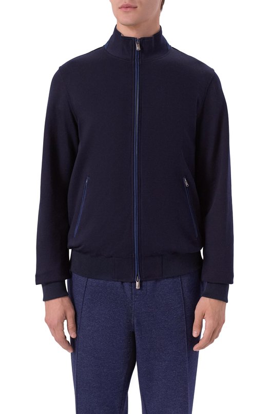 Хлопковая толстовка Capobianco 19M454.TS00./58 Синий  19M454.TS00./58 Фото 3