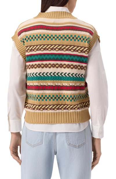 Хлопковый жилет WEEKEND MAX MARA, арт. VICIN0, фото 4