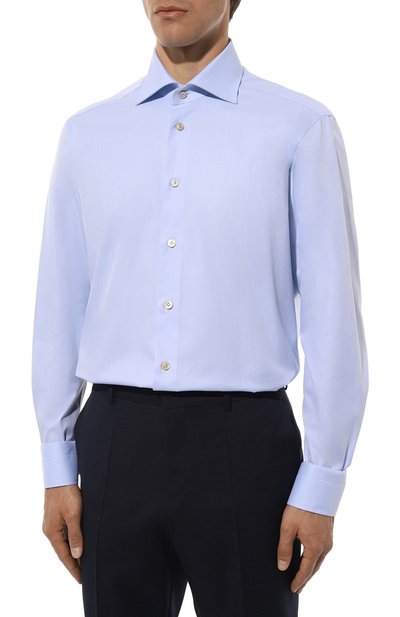 Хлопковая сорочка KITON, арт. UCIH06144, фото 4