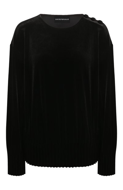 Женский бархатный свитшот EMPORIO ARMANI, арт. 6D2M6B/2JVZZ