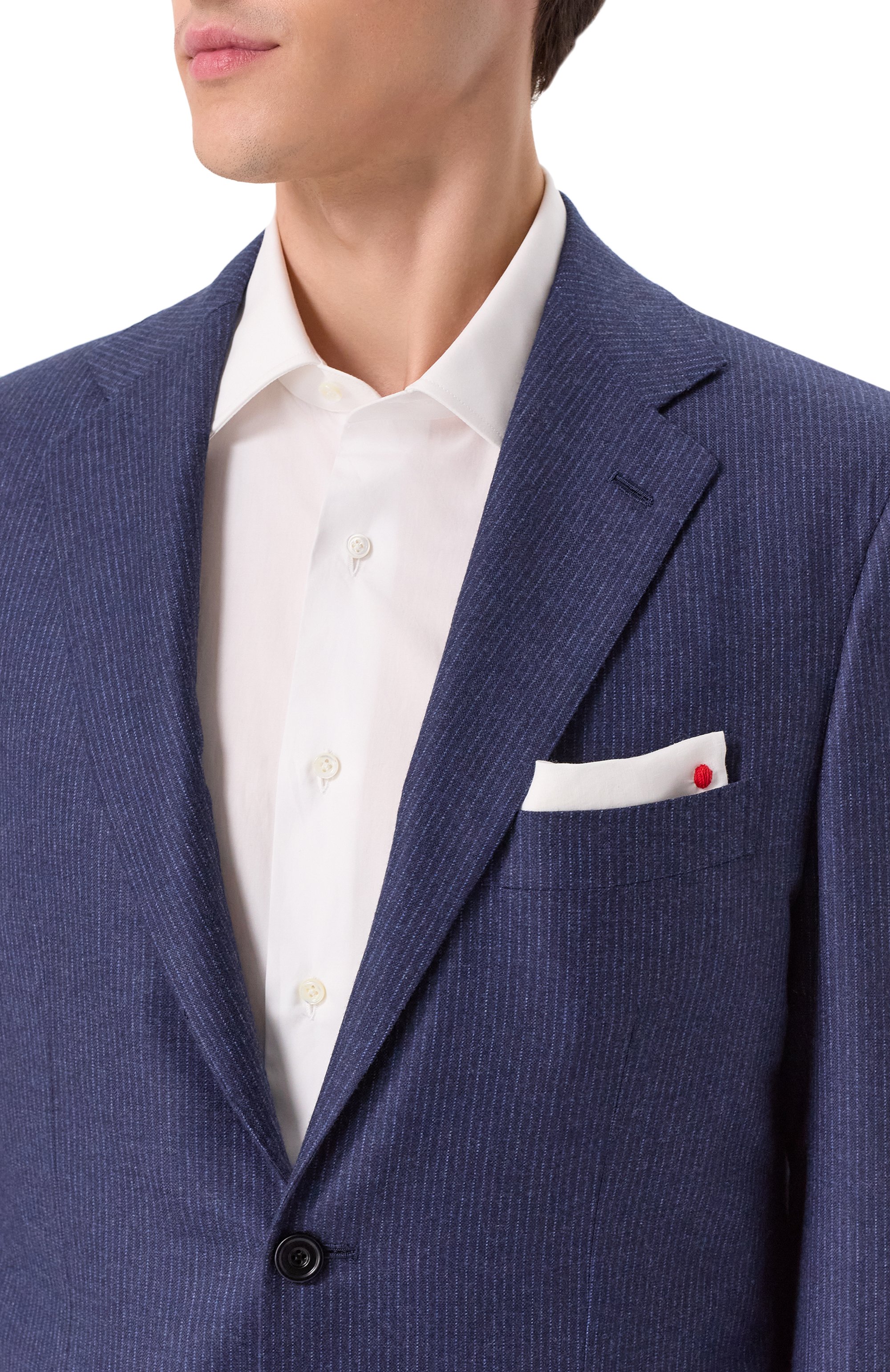 Костюм из шерсти и кашемира KITON синего цвета по цене 966000 руб., арт. UA81K0101G24, фото 6 Костюм из шерсти и кашемира KITON, арт. UA81K0101G24, фото 6