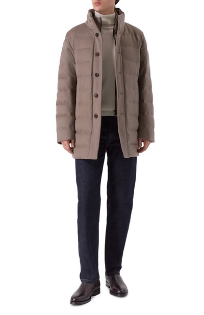 Пуховая куртка DUNO бежевого цвета по цене 104000 руб., арт. 0RLAND0/PRAT0, фото 2 Пуховая куртка DUNO, арт. 0RLAND0/PRAT0, фото 2