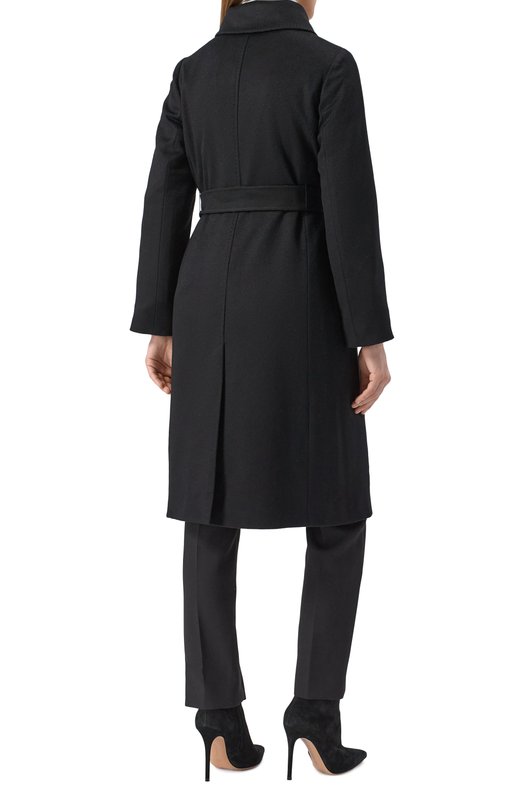 Кашемировое пальто Max Mara Studio C0LLAGE Чёрный  C0LLAGE Фото 4