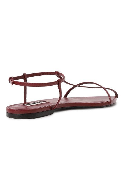 Кожаные сандалии Jil Sander J15WP0081/P8226 Бордовый  J15WP0081/P8226 Фото 5