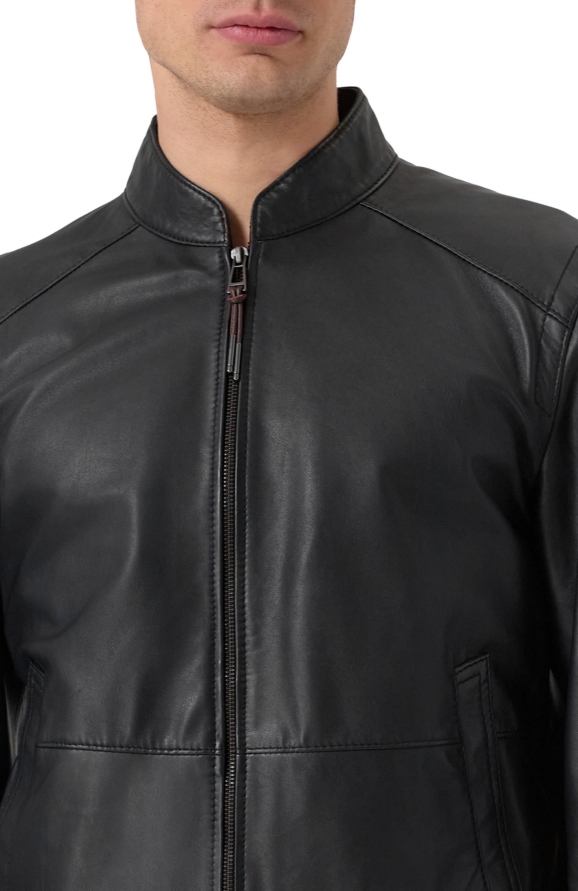 Кожаный бомбер WINDSOR, арт. B0RELL03-L/1300145, фото 5