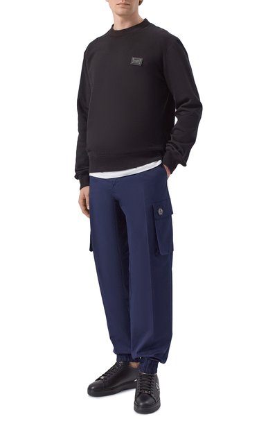 Хлопковые джоггеры PHILIPP PLEIN, арт. SAFC MRT1653 PTE003N, фото 2