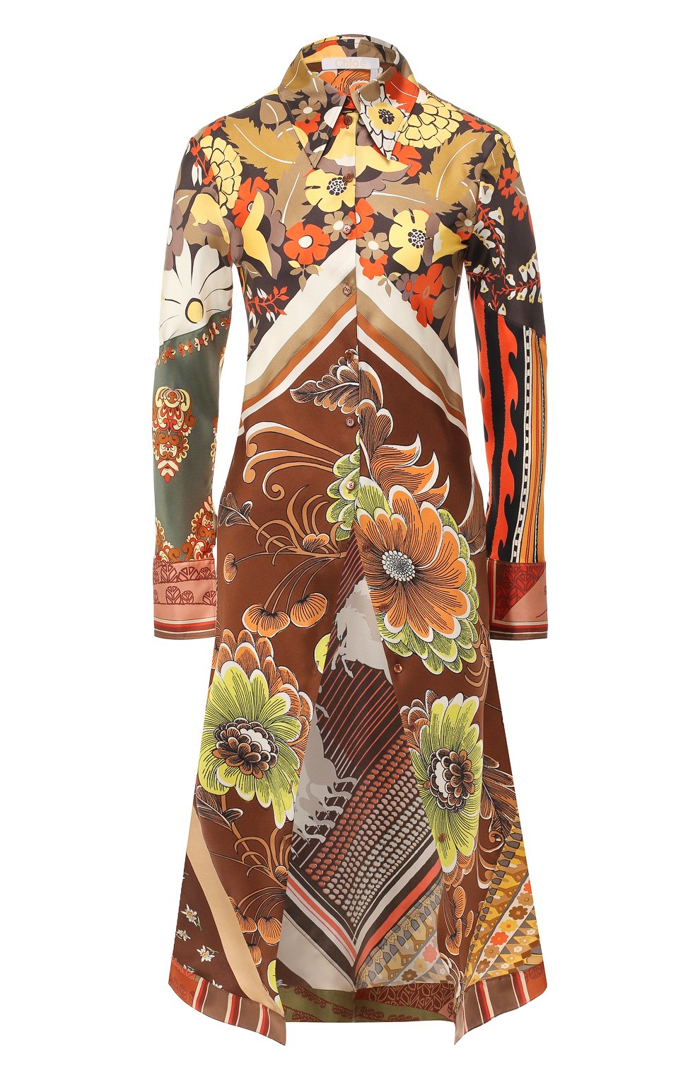 Шелковая блузка CHLOÉ, арт. CHC19UHT12331, фото 1