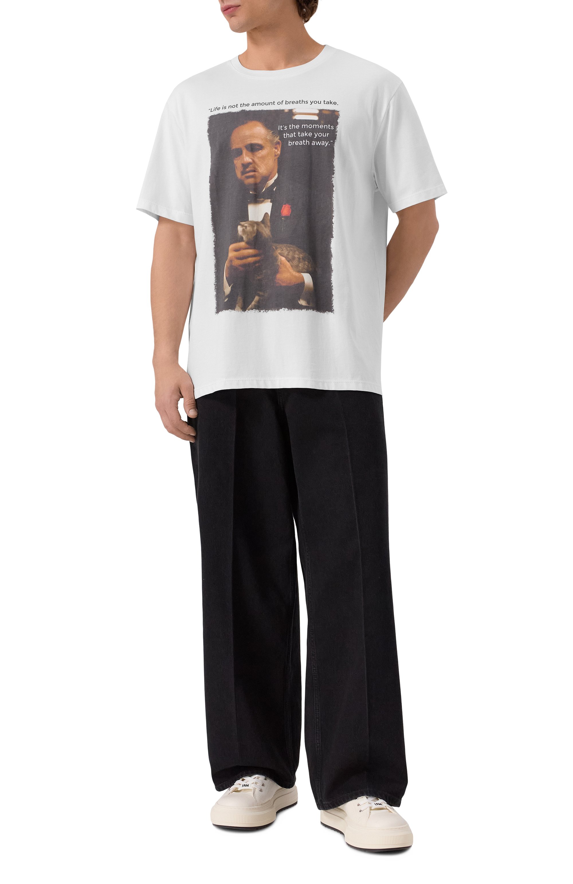 Хлопковая футболка BISIBIGLIO, арт. PADRIN0 RESPIRI, фото 2