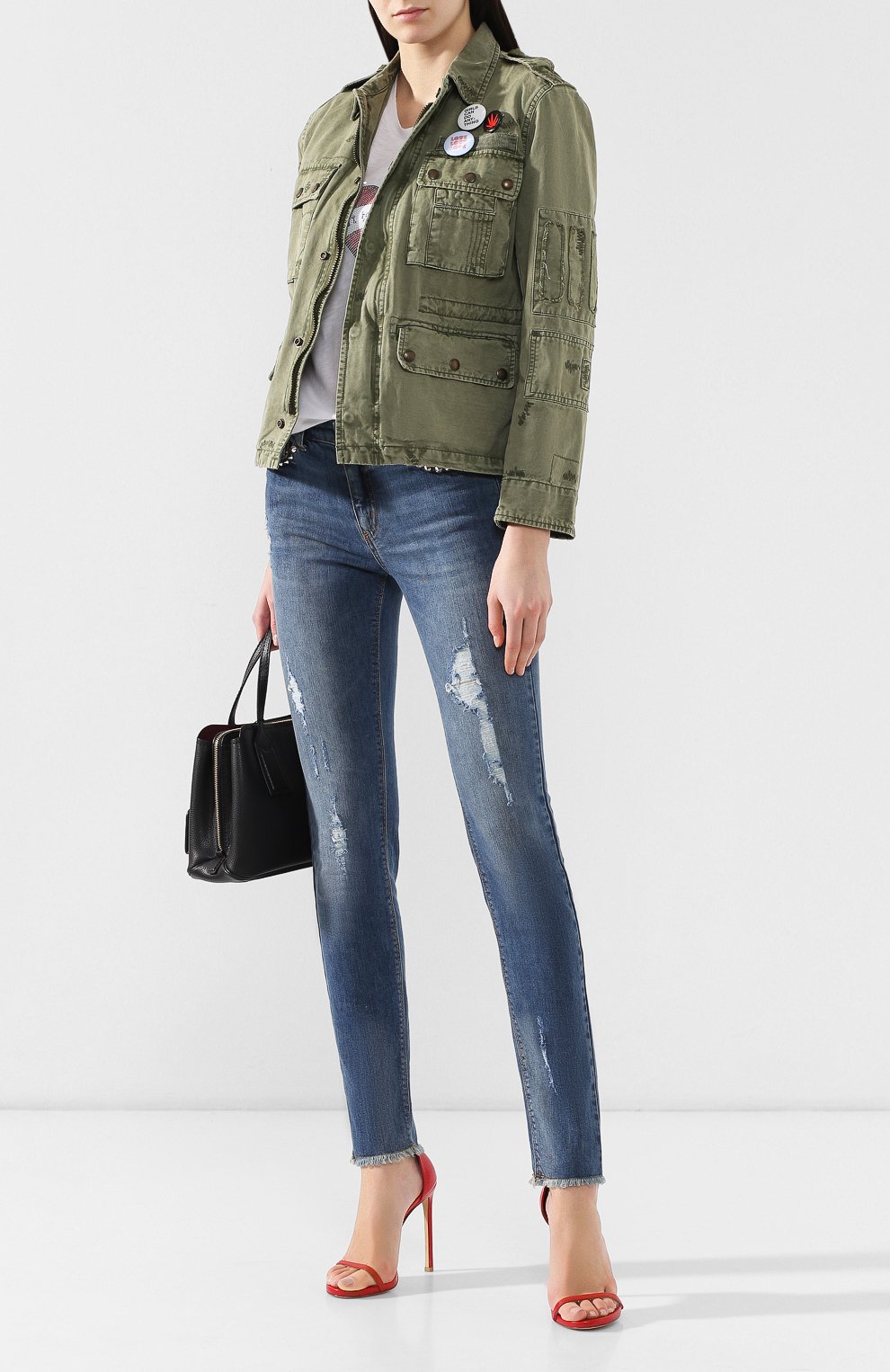 Хлопковая куртка ZADIG AND VOLTAIRE, арт. SHC02902F, фото 2