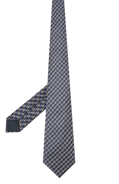 Шелковый галстук LANVIN синего цвета по цене 8495 руб., арт. 40595/TIE, фото 2 Шелковый галстук LANVIN, арт. 40595/TIE, фото 2
