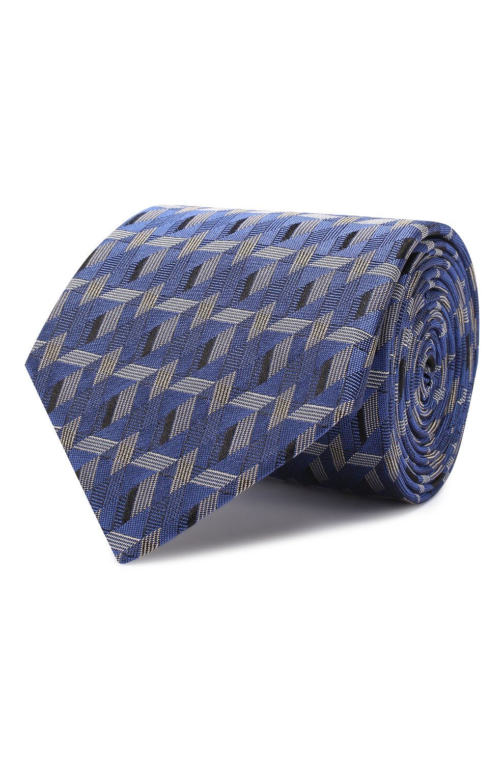 Шелковый галстук LANVIN синего цвета по цене 12600 руб., арт. 2565/TIE, фото 1 Шелковый галстук LANVIN, арт. 2565/TIE, фото 1