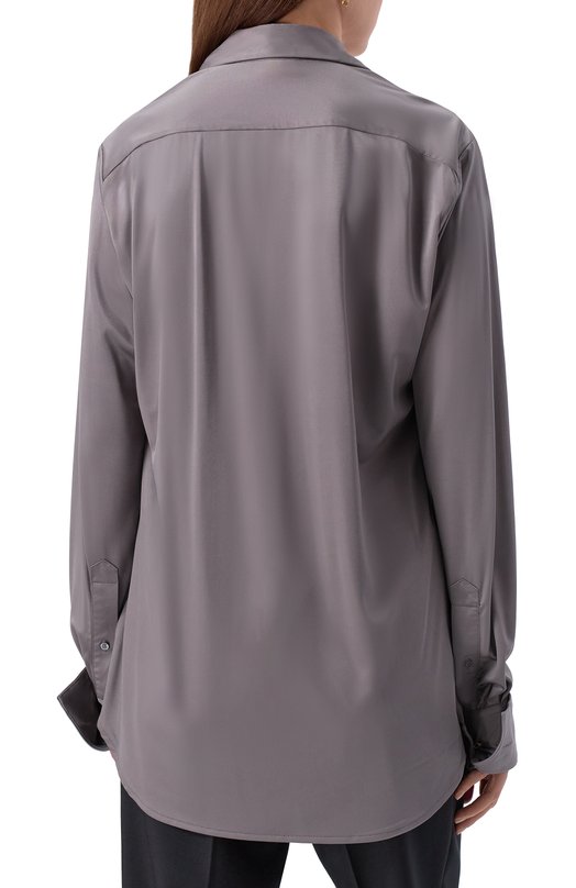 Блузка из вискозы Dries Van Noten 252-011155-2617 Серый  252-011155-2617 Фото 4