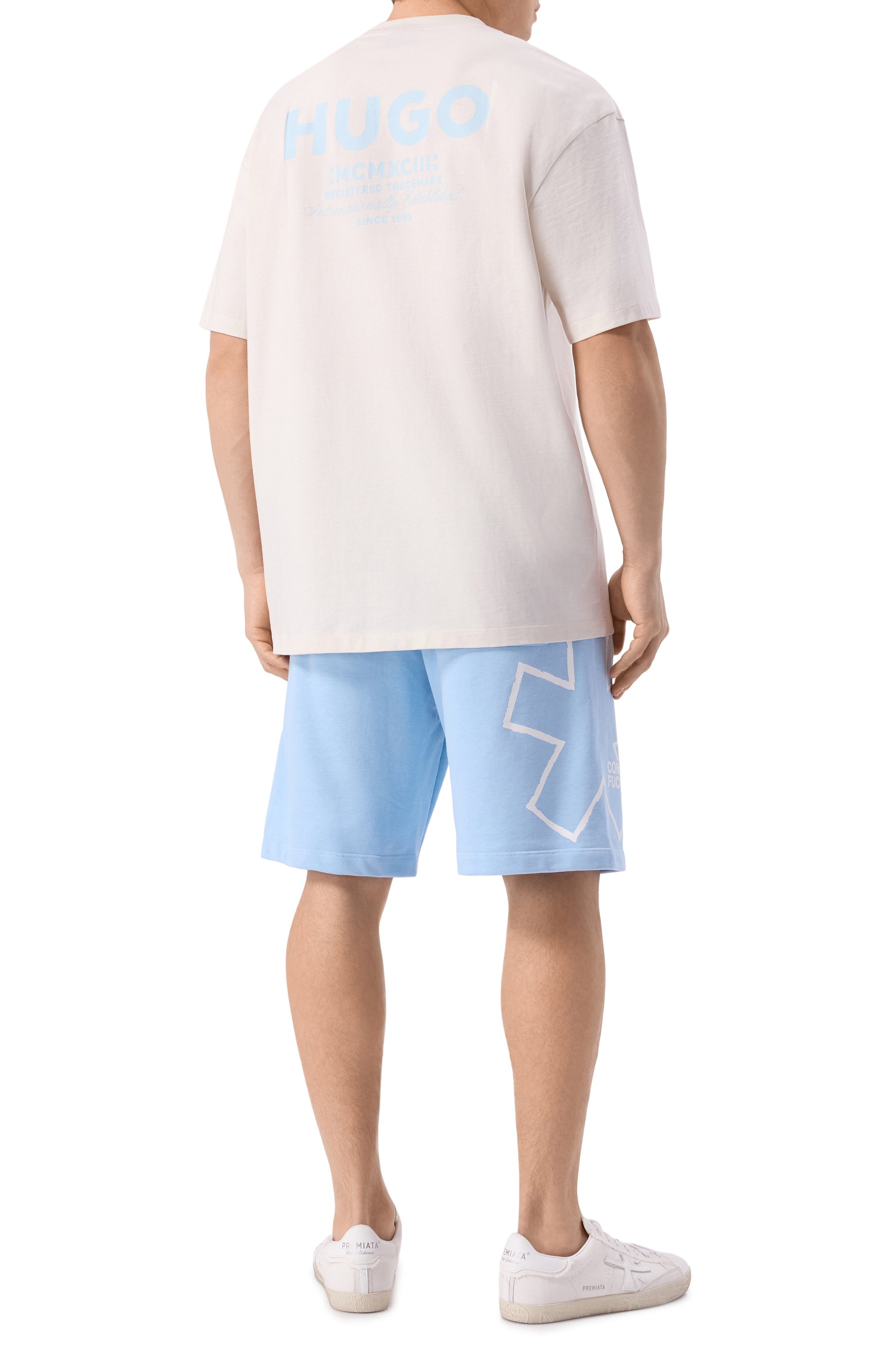 Хлопковая футболка HUGO BLUE, арт. 50509776, фото 2