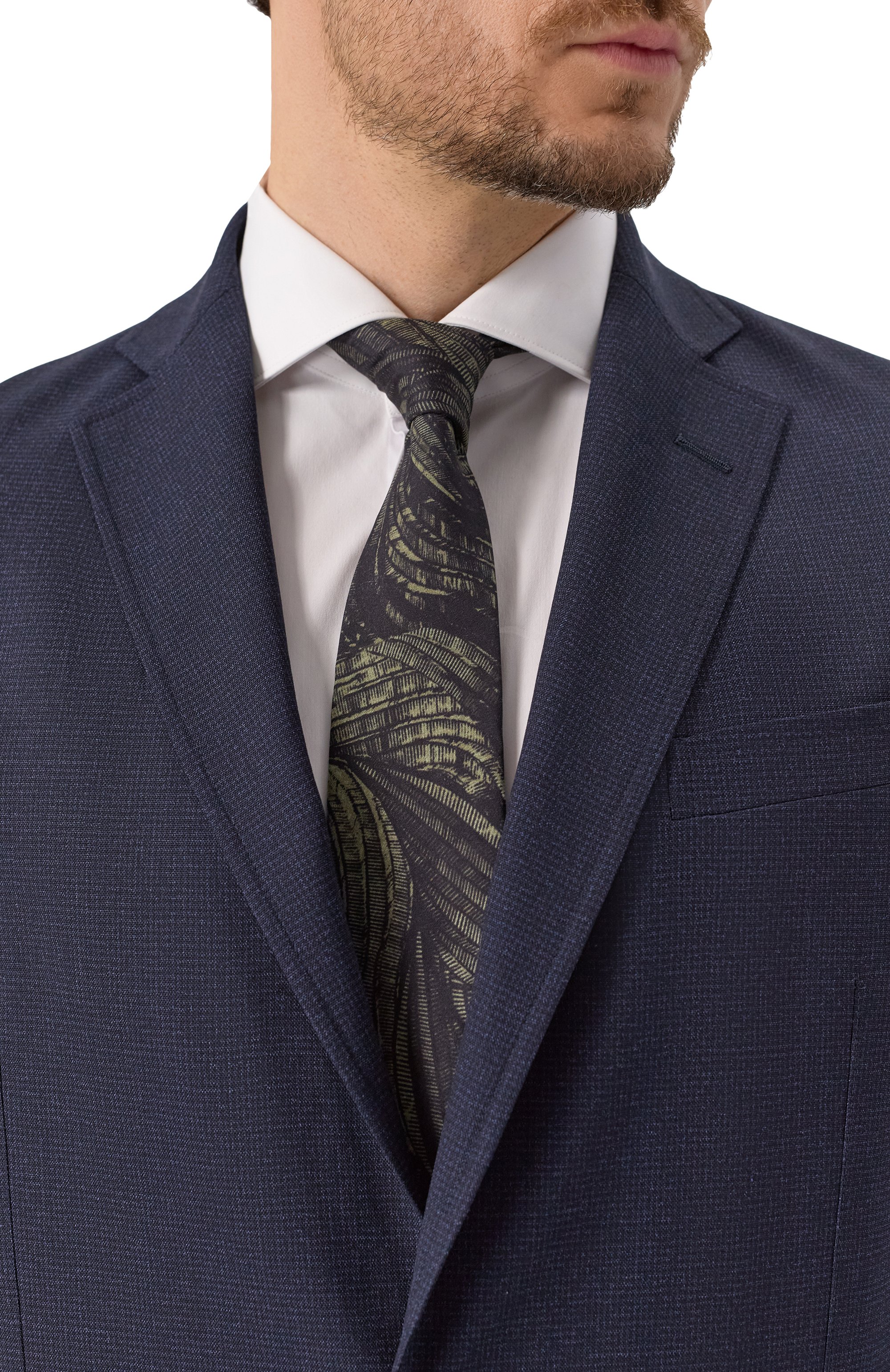 Шелковый галстук CORNELIANI, арт. 25U906-2520477, фото 2