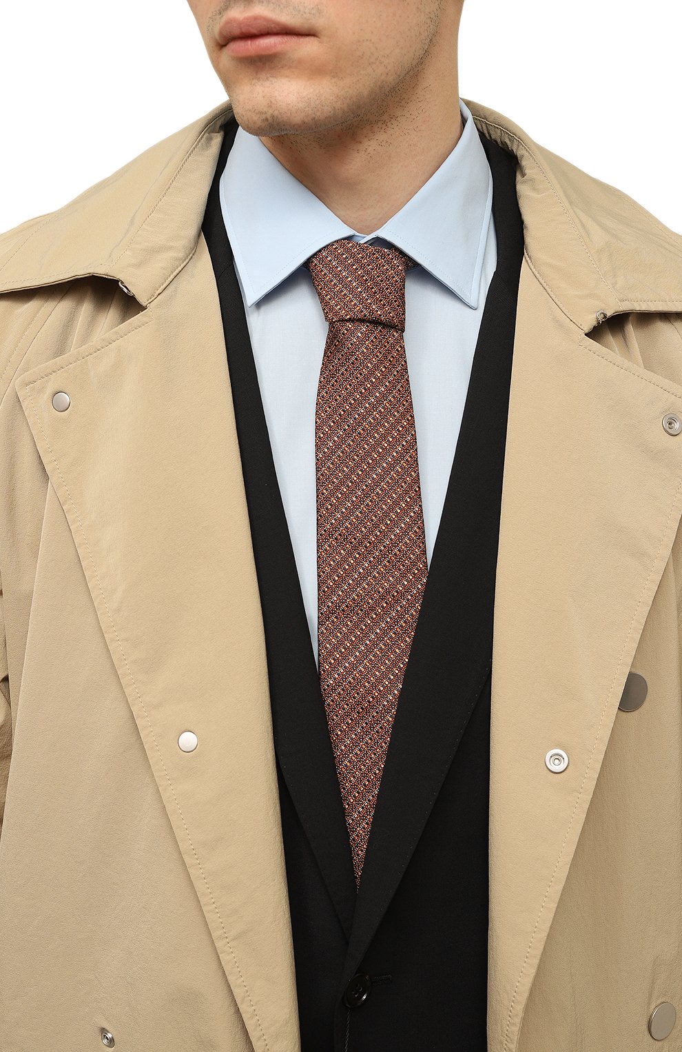 Шелковый галстук CANALI, арт. 18/HJ03646, фото 2