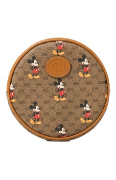 Женский рюкзак disney x gucci GUCCI бежевого цвета, арт. 603730 HWUBM | Фото 1 (Материал: Натуральная кожа; Материал сплава: Проставлено; Размер: mini; Тематический товар: Disney; Драгоценные камни: Проставлено; Стили: Кэжуэл)