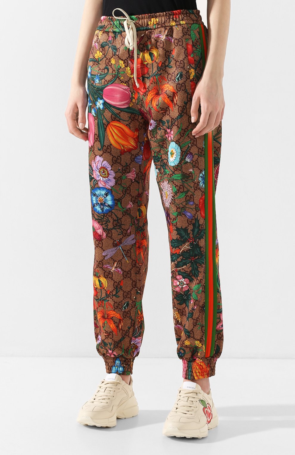 Джоггеры с принтом GUCCI, арт. 605437/XJB9I, фото 3