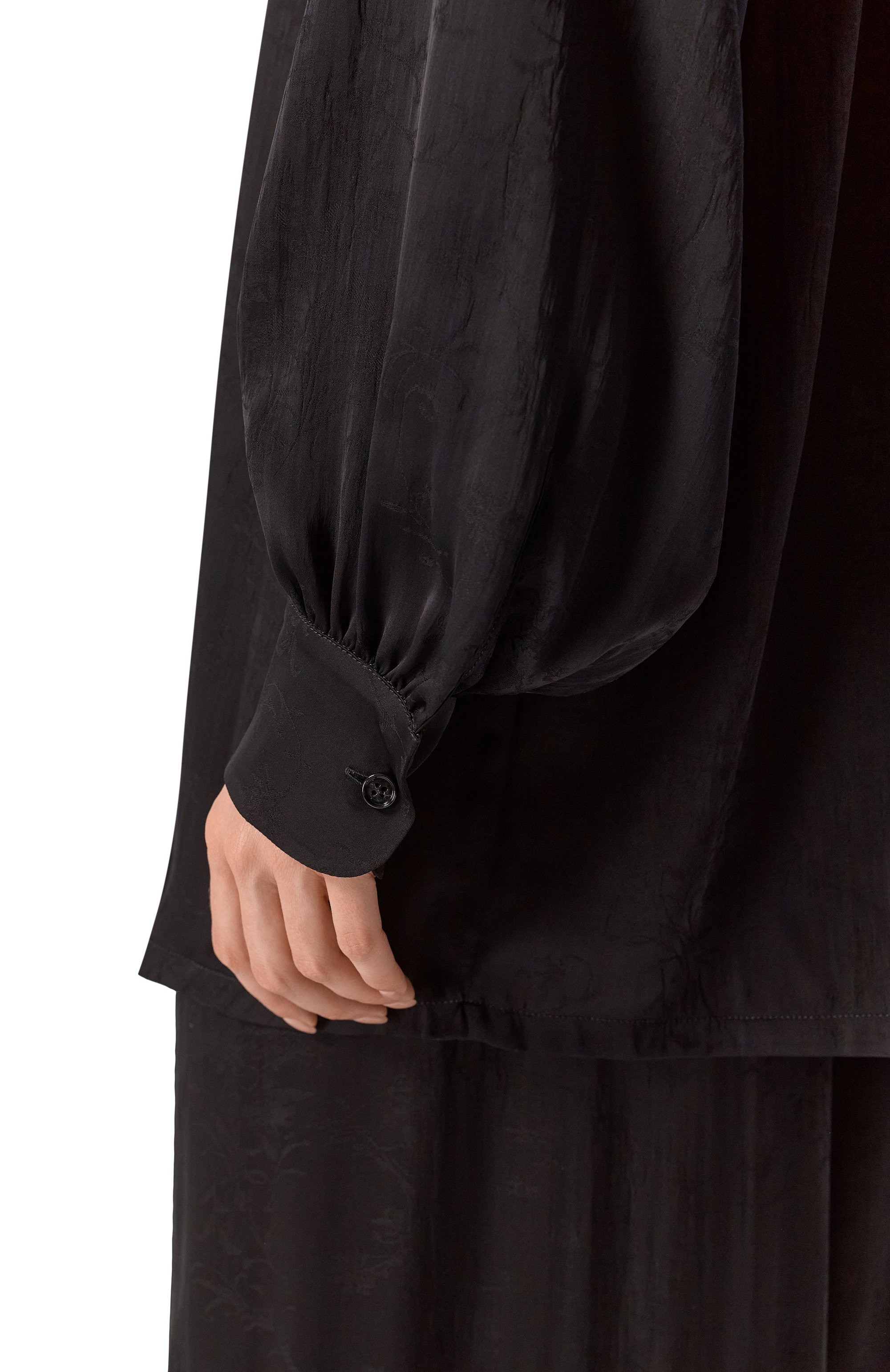 Блузка из вискозы и шелка ANN DEMEULEMEESTER, арт. B0012787/FA611, фото 5