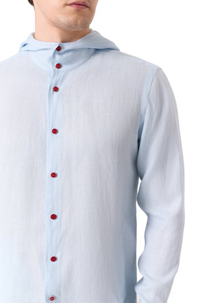 Льняная рубашка KITON, арт. UMCMARH0928602, фото 5