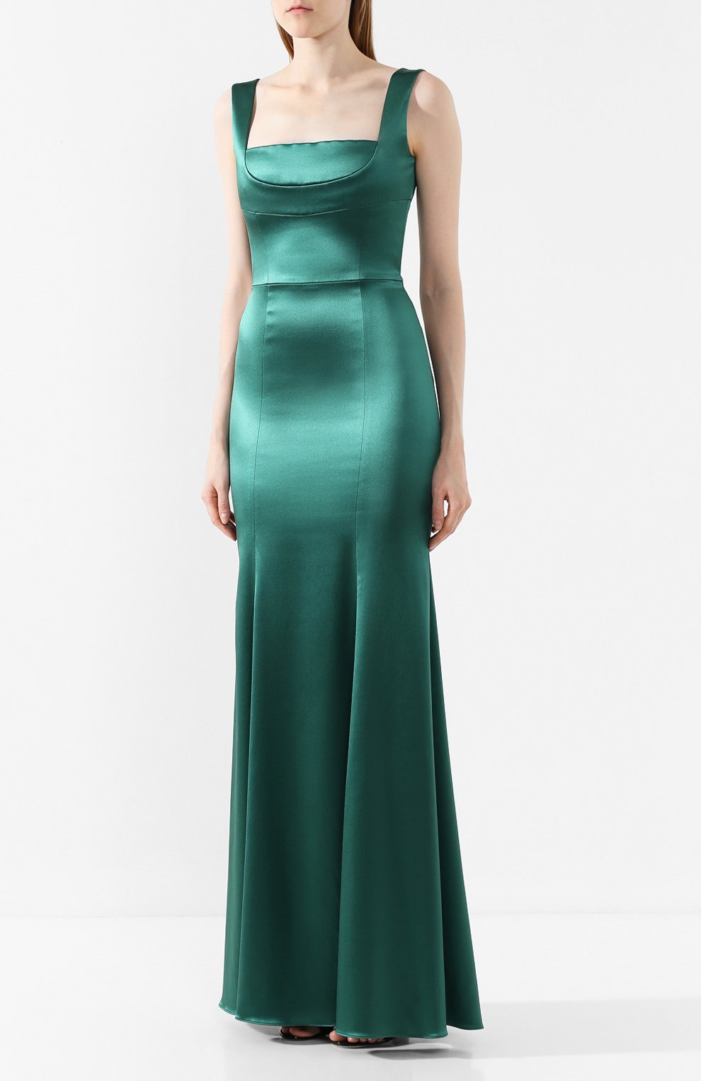 Атласное платье DOLCE & GABBANA, арт. F6G40T/FURHH, фото 3