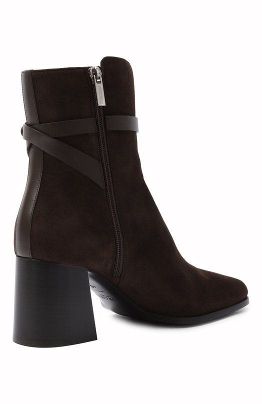 Замшевые ботильоны Lawton 65 Jimmy Choo LAWT0NAB65ALR Коричневый  LAWT0NAB65ALR Фото 5