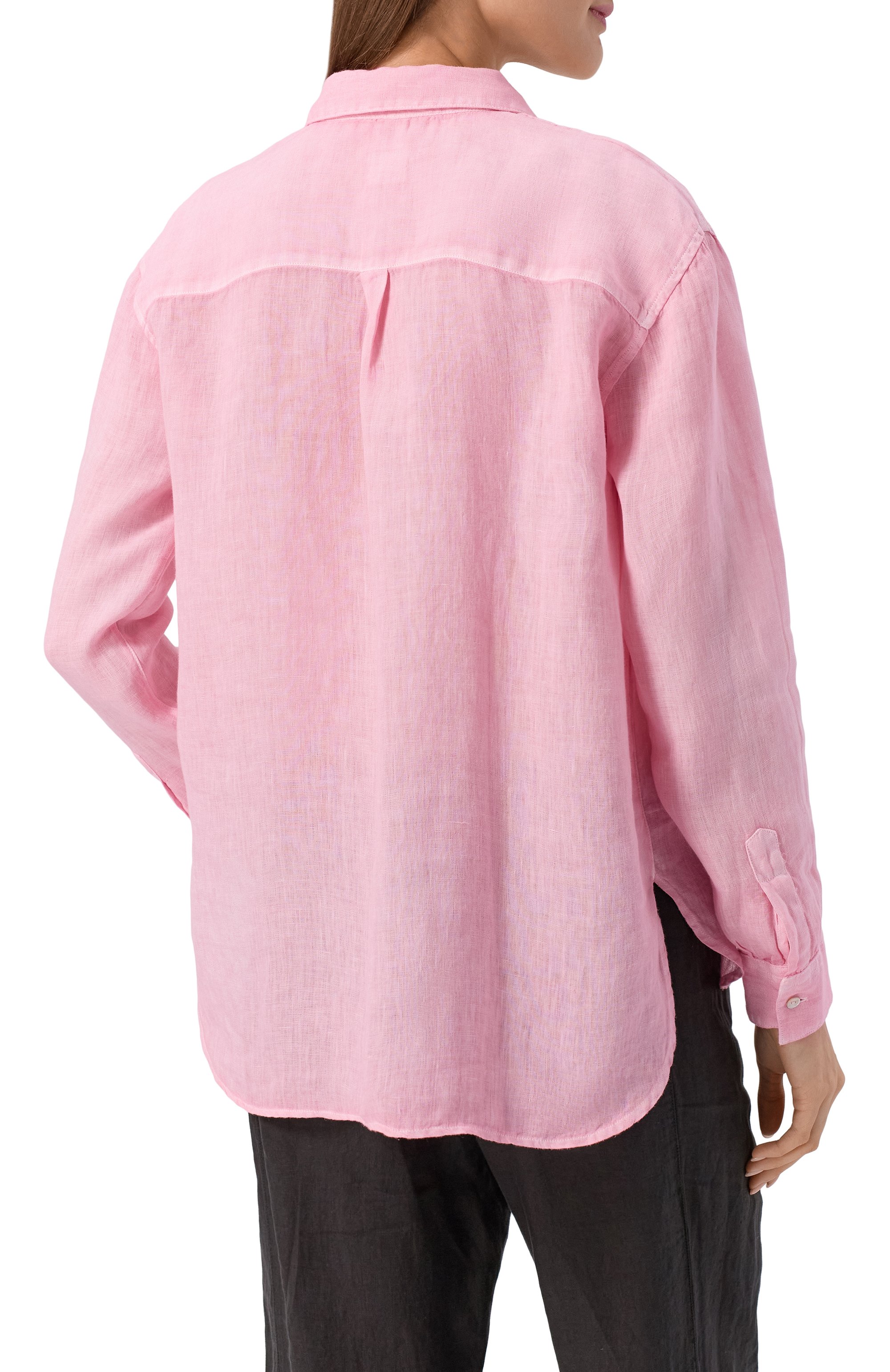 Льняная рубашка 120% LINO, арт. 33ALIW19GE/0000115_001, фото 4