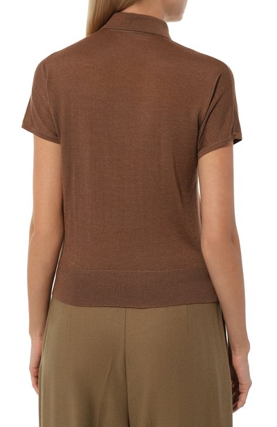 Поло из кашемира и шелка KITON, арт. D56721, фото 4