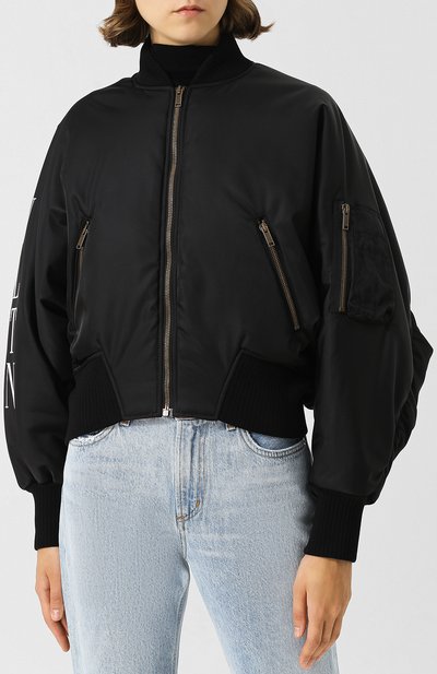 Бомбер на молнии с логотипом бренда VALENTINO, арт. QBCCN00N4AL, фото 3