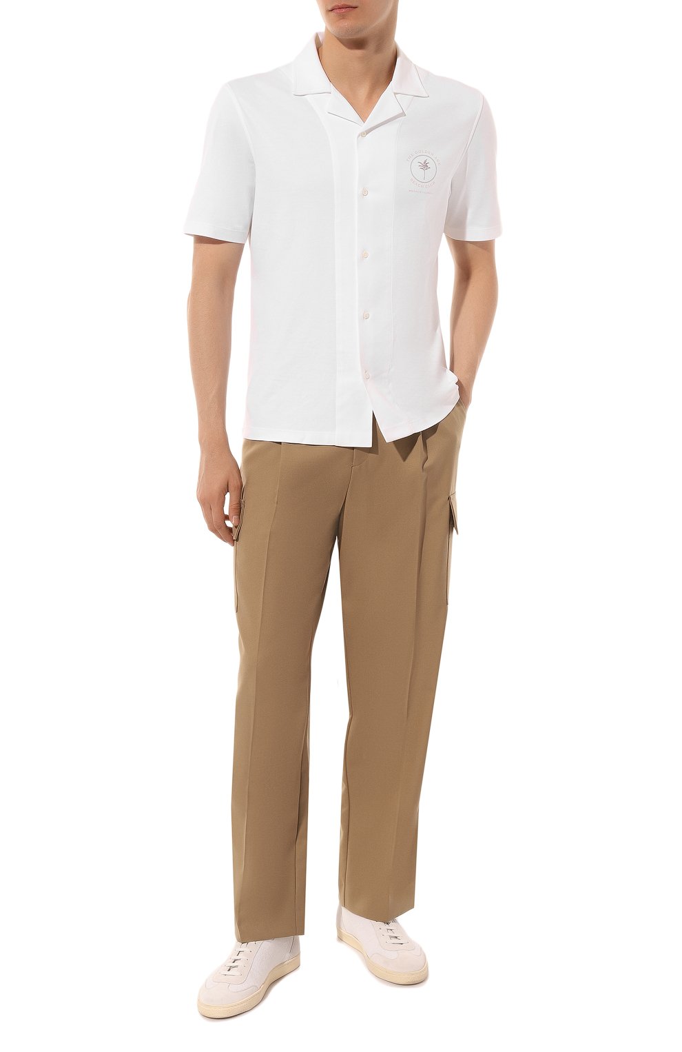 Хлопковая рубашка BRUNELLO CUCINELLI, арт. ML8240614P, фото 2