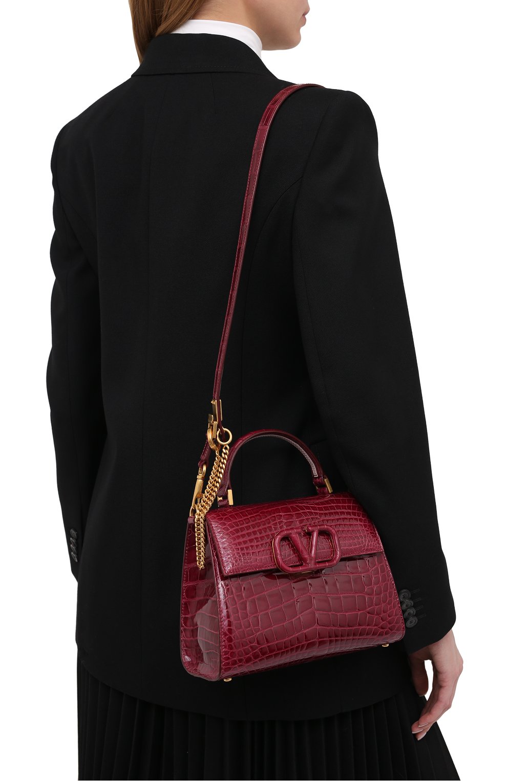 Сумка vsling из кожи аллигатора VALENTINO, арт. UW2B0F53/XDE/AMIS, фото 5