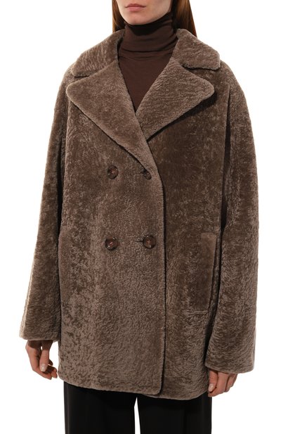 Дубленка из овчины MANZONI24, арт. 24M1213-S23N, фото 3