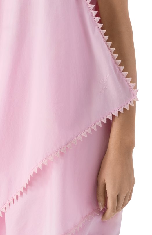 Хлопковое платье Jacquemus 26EDRW00814/AW00781 Розовый  26EDRW00814/AW00781 Фото 4